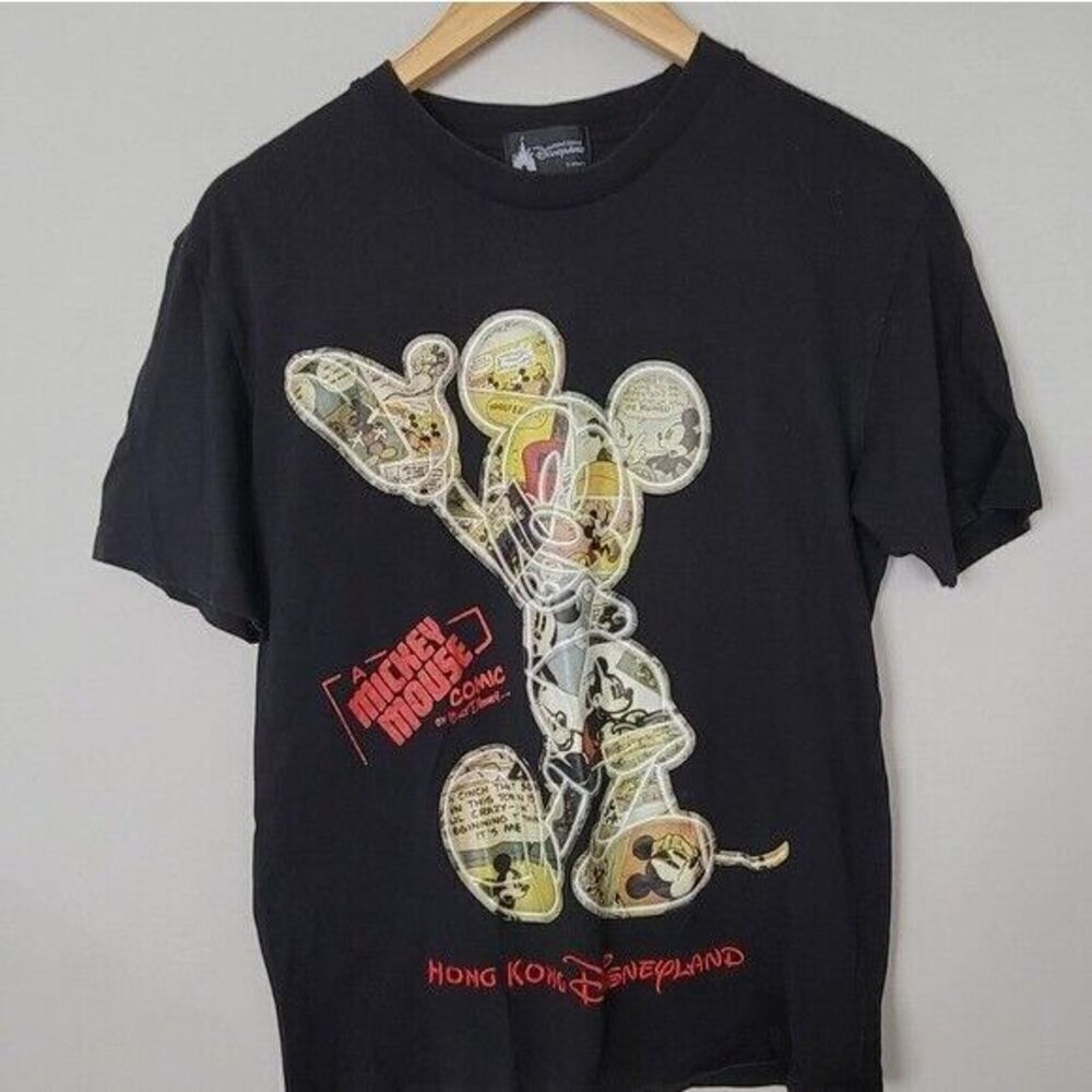 Disneyland Hong Kong Mickey Mouse Comic Tshirt L